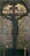Leon Wyczolkowski Wawel Crucifix oil painting on canvas